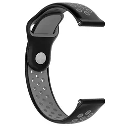 Спортивний ремінець Primo Perfor Sport годинника для Samsung Galaxy Watch Active/Active 2 Black Grey - мініатюра 4