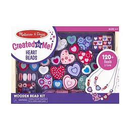 Набір дерев'яних намистин Melissa & Doug Серця (MD4175) - мініатюра 4