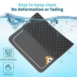 Літня охолодна підстилка для котів Derby Ice Silk Summer Pet Cooling Mat Cats Smile 45х60 см - мініатюра 2