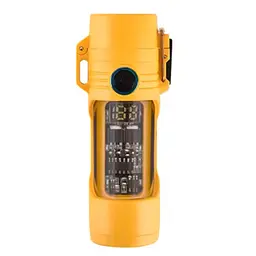 Ліхтар запальничка Multifunctional D66 LCD Type-C (3+1 режими) - мініатюра 3