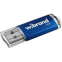 Флеш накопичувач USB 8Gb Wibrand Cougar синій USB 2.0 (WI2.0/CU8P1U)