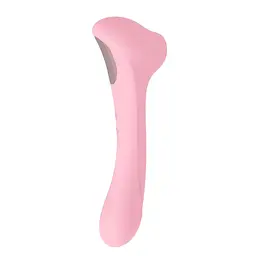 Вакуумний стимулятор клітора з вібрацією Femintimate Daisy Massager рожевий - мініатюра 4