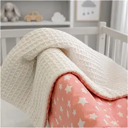 Плед дитячий MirSon Poplin Waffle Pony 150х220 см (2200013893363) - мініатюра 4