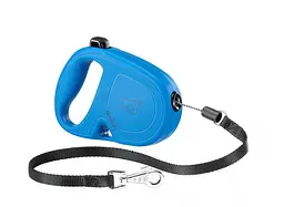 Повідець-рулетка для собак Ferplast Flippy One Cord S до 8 кг блакитний шнур 3 метри 75092025