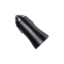 Автомобильное зарядное устройство Baseus Golden Contactor Max Dual Fast Charger Car Charger U+C 60W CGJM000113 - мініатюра 5