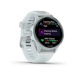 Смарт-часи Garmin Forerunner 570 (42 мм) алюмінієвий безель небесно-блакитний з біло-блакитним ремінцем - мініатюра 2