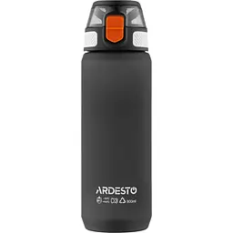 Пляшка для води Ardesto Matte 800 мл чорна (AR2281ML) - мініатюра 3