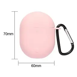 Чохол для навушників BeCover Silicon для Xiaomi Redmi Buds 3 Pro Pink (707464) - мініатюра 3