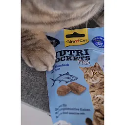 Ласощі для котів GimCat Nutri Pockets Fish Тунець 60 г (G-419633) - мініатюра 4