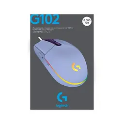 Комп'ютерна мишка Logitech G102 Lightsync Lilac (910-005854) - мініатюра 10