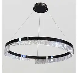 Світлодіодна підвісна люстра Artlight 2001/60BK, 50 Вт, чорна - мініатюра 2