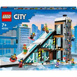 Конструктор LEGO City Гірськолижний і скелелазний центр, 1045 деталей (60366)