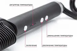 Розчіска – випрямляч Hair Straightener 909B для випрямлення волосся • Праска щітка з турмаліновим покриттям - мініатюра 6