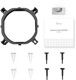 Кулер для процесора Ocypus Gamma A20 ARGB White (GAMMA-A20-WH1AAWN00F-GL) - мініатюра 8