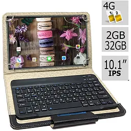 Планшет-телефон Hoozo LTE Tab232 Green 2/32 DUAL SIM 10.1" IPS з клавіатурою Bluetooth - мініатюра 2