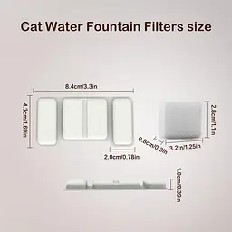 Змінний фільтр до фонтану-поїлки Steel Fountain Y09, 8шт./уп - мініатюра 2