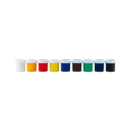 Гуашеві фарби Kite Classic 9 кольорів х 20 мл (K-072) - мініатюра 3