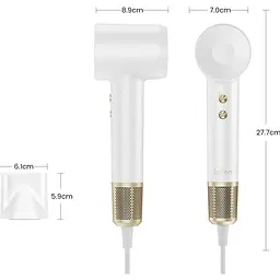 Фен Laifen Swift Premium Platinum White (LF03-PTG-EU) [130088] - мініатюра 9