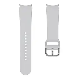 Браслет Galaxy OneLine для Samsung Galaxy Watch 5 - сірий ширина кріплення 20мм силікон Watchbands (W42-3WB58090319) - мініатюра 3