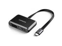 Мультипортовий адаптер UGREEN CM303 USB-C to HDMI / VGA Black (70549)
