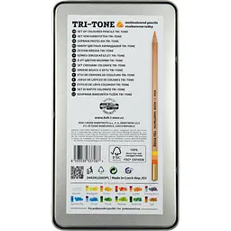 Олівці кольорові Koh-i-Noor Tri-Tone 12 шт. (3442) - мініатюра 3