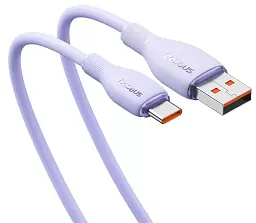 Кабель Baseus Pudding Series Fast Charging Cable USB to Type-C 100W 2m P10355703511-01 Purple - мініатюра 3