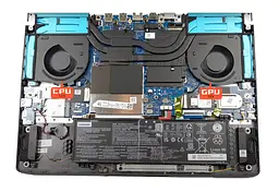 Вентилятор Lenovo кулер (GPU Fan 12V) для моделей ноутбука LOQ 15IRH8 (82XV), 16IRH8 (82XW) (DFSCL42P065934) - мініатюра 4