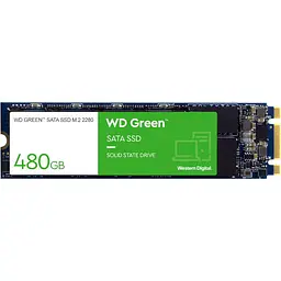 Накопичувач SSD Western Digital m.2 sata WD Green 480GB 500 512 (WDS480G3G0B)