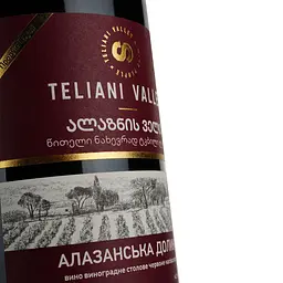 Вино Teliani Valley Алазанська Долина червоне напівсолодке, 0,75 л, 12% - мініатюра 5