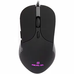 Мишка REAL-EL RM-295 USB Black - мініатюра 4