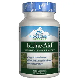 Трави Ridgecrest Herbals Комплекс для підтримки Функції нирок, KidneyAid, RidgeCrest Herbals, (RDH-00168)