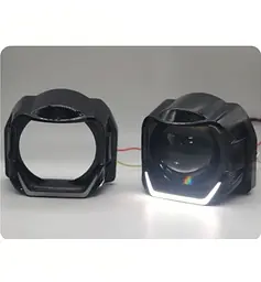 LED Маска Ангельські очі 3" D76 мм 12V 6000K BMW Білий Світло Sport-V 2 шт. - мініатюра 4