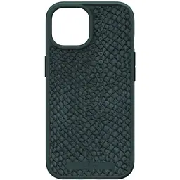 Чохол-накладка Njord Salmon Leather MagSafe Case Green для iPhone 15 (NA51SL02) - мініатюра 4