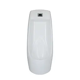 Пісуар підлоговий Qtap Scorpio з ІЧ-датчиком автоматичного змиву 430x370x990 White QT1488101HW, Білий - мініатюра 2
