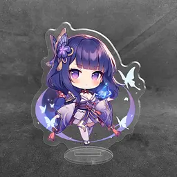 Акрилова колекційна фігурка Геншин Імпакт - Genshin Impact Chibi Сегун Райден 3 10 см - мініатюра 2