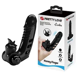 Насадка на палець - Pretty Love Corbin Finger Vibrator Black