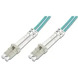 Патч-корд волоконно-оптичний LC/UPC-LC/UPC 50/125 MM OM3 duplex 15м Digitus teh0018384