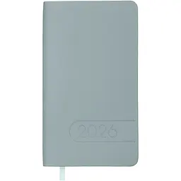 Щотижневик датований Buromax Light Morandi 2026 85 x 153 мм штучна шкіра світло-синій (BM.2898-30)