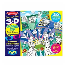 Розфарбування Melissa&Doug 3D раскраска по точкам Melissa & Doug для девочек (MD9963)