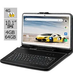 Планшет-телефон Hoozo S 464 LTE Gold 4GB/64GB IPS 10.1'' + Чохол-клавіатура - мініатюра 2