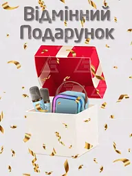 Бездротова колонка караоке з двома мікрофонами RGB підсвічування 5 режимів транслітерації 4 голоси сумісність із 3-ма пристроями 8 - мініатюра 6