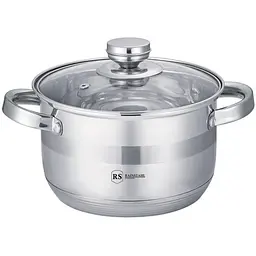 Каструля Rainstahl RS-2700-24 24 см 6.3 л срібляста