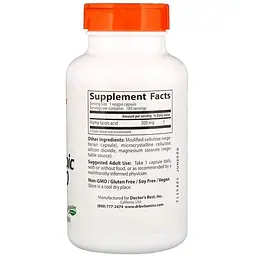 Альфа-ліпоєва кислота Doctor's Best Alpha-Lipoic Acid 300 мг 180 капсул - мініатюра 2