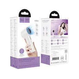 Вентилятор Hoco HX64 3600 mAh Hurricane high speed handheld fan білий - мініатюра 2