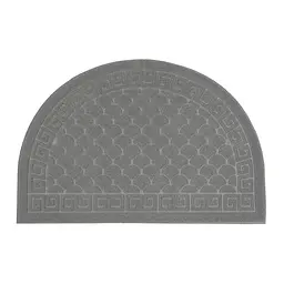 Килимок придверний Eco Fabric Луска півколо без кромки сірий 40 х 60 см (4060-018) - мініатюра 3