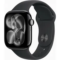 Смарт-годинник Apple Watch Series 11 GPS 42mm Jet Black Aluminium Case with Black Sport Band - S/M MEQT4RK/A