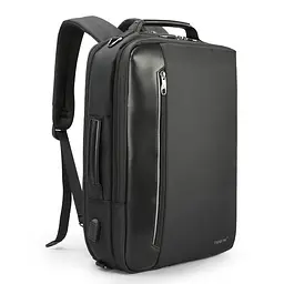 Рюкзак-сумка Tigernu T-B3639 15.6" USB 14 л чорний (16227) - мініатюра 4