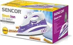 Праска Sencor 2200Вт, 380мл, постійна пара - 30гр, Anti-Calс, Drip-Stop, керамічна підошва, голубий teh0016307 - мініатюра 9