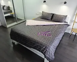 Постільна білизна LARA сатин d13231e160 з простирадлом на резинці 160х200х25 євро - мініатюра 2