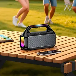 Акустика HOCO Delight BT Speaker HC47 IPX4 BT6.0/USB/TF/AUX, TWS/FM, 15Wx2, 3h| - мініатюра 2